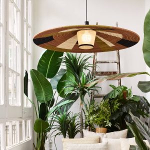 Forestier Parrot-hængelampe XL, brun