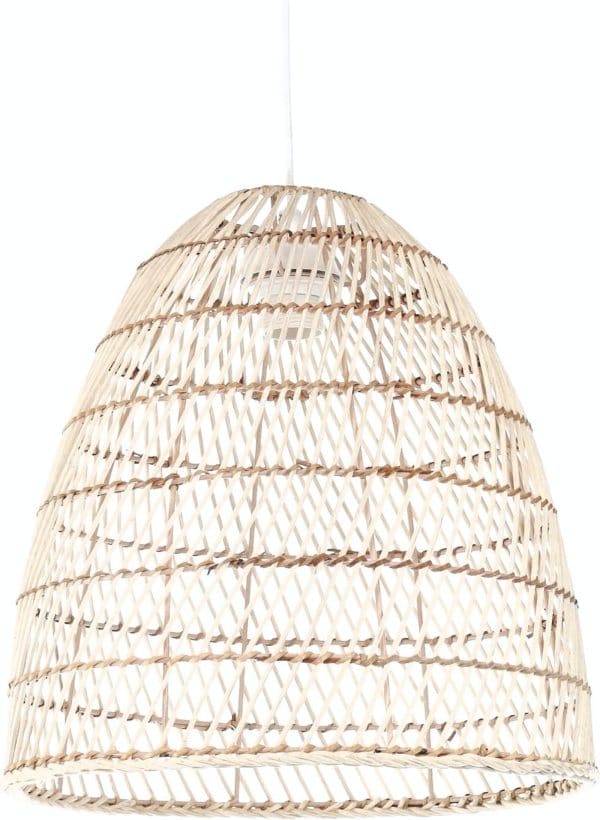 Dunya, Lampeskærm, rustik, kolonialt by LaForma (H: 37 cm. B: 35 cm. L: 35 cm., Natur)