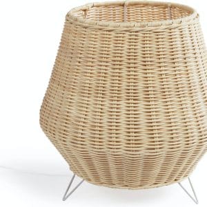 Kamaria, Bordlampe, rustik, kolonialt, naturlige fibre by LaForma (H: 30 cm. B: 30 cm. L: 30 cm., Natur)