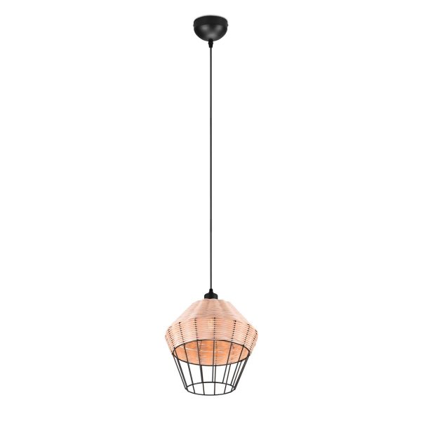 Borka hængelampe, 1 lyskilde, Ø 30 cm, natur