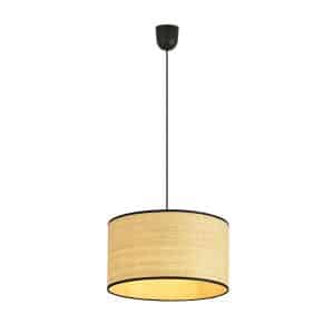 Aston hængelampe, Ø 35 cm, rattanlook
