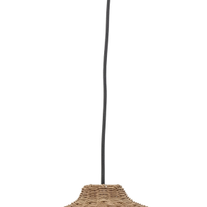 Jamilla, Pendel lampe, natur, H33,5x20 cm, rattan, metal