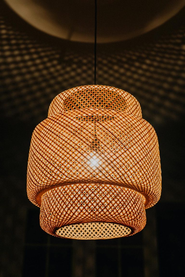 Rattan lamper