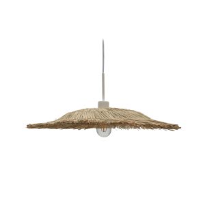 LAFORMA Gualta loftlampe, rund - natur polyrattan/rattan (Ø60)