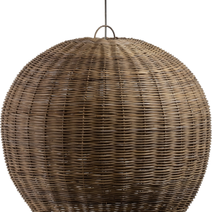 Mooze, Pendel lampe, natur, H100x120x120 cm, rattan