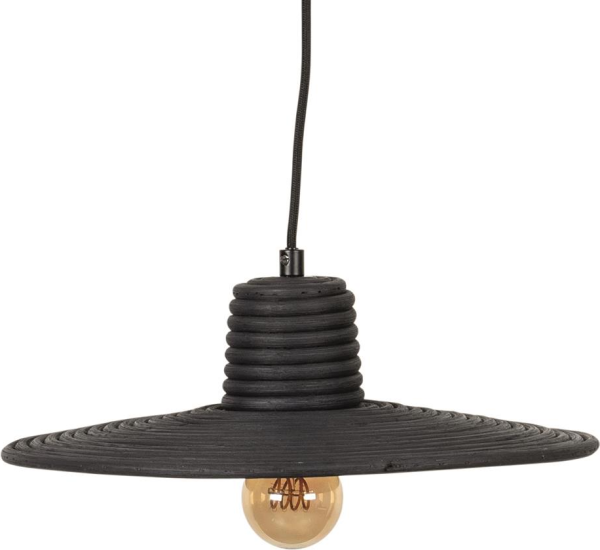 Balance, Pendellampe, Askegrå, Rattan (D: 35 x H: 150 cm.)