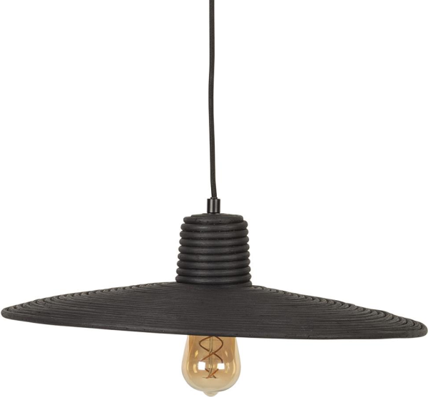 Balance, Pendellampe, Askegrå, Rattan (D: 45 x H: 150 cm.)