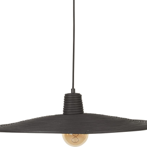 Balance, Pendellampe, Askegrå, Rattan (D: 60 x H: 150 cm.)