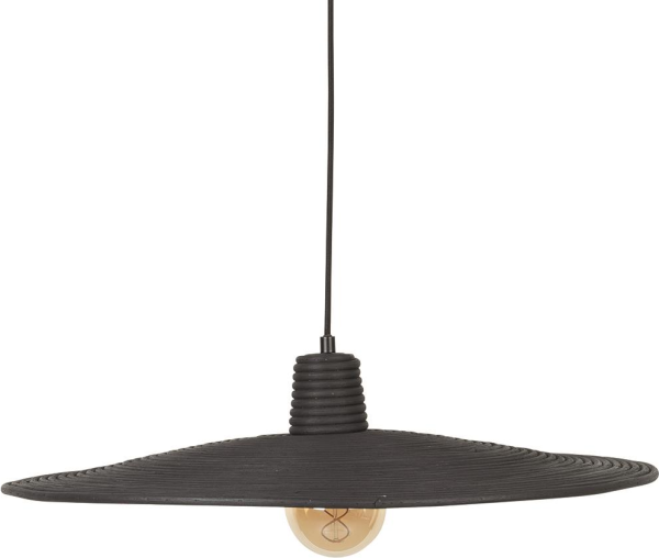 Balance, Pendellampe, Askegrå, Rattan (D: 60 x H: 150 cm.)