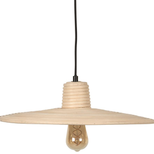 Balance, Pendellampe, Stenlysgrå, Rattan (D: 45 x H: 150 cm.)