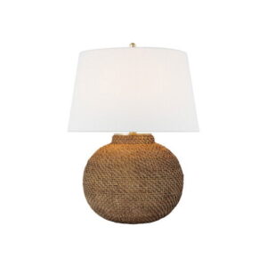 Avedon Small Table Lamp Natural Rattan
