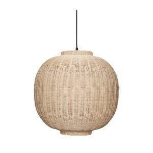 Hübsch Chand Pendant Round Natural - natur