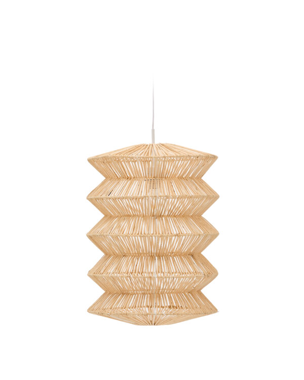 KAVE HOME Dakit loftslampeskærm X - lys natur rattan (40x54)