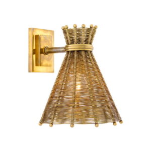 Kon Tiki Wall Lamp Antique Brass