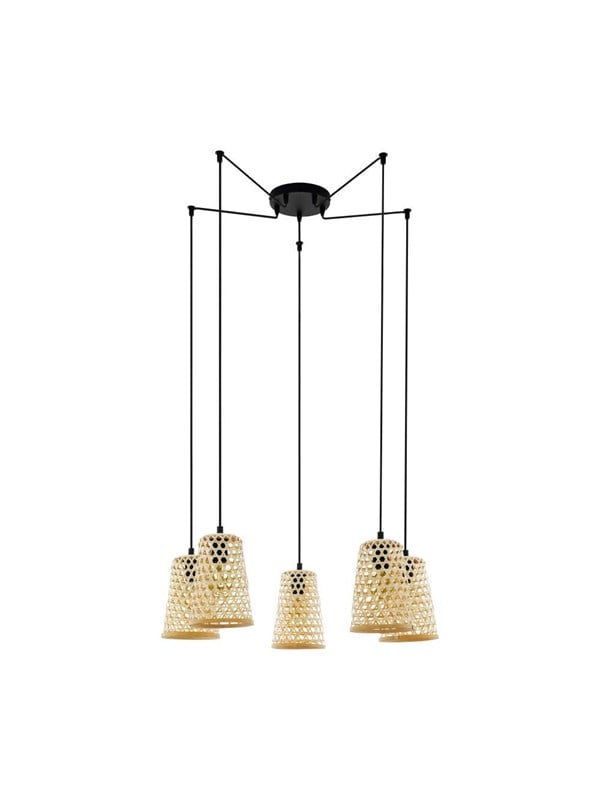 EGLO CLAVERDON KLYNGE 6XE27 BAMBUS