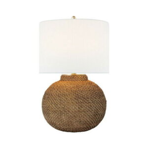 Avedon Small Table Lamp Natural Rattan
