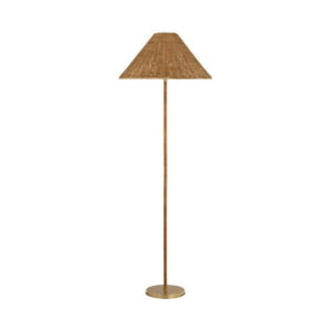 Wimberley Wrapped Floor Lamp Brass