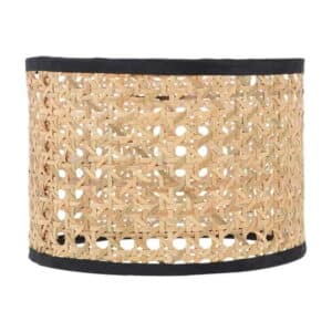 Bvdfgk Hanging Pendant Light Cover Chandelier Rattan Lamp Shade Lampshade Ceiling Light 25cmx15cm