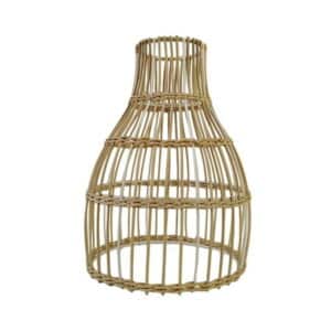 Bvdfgk Rattan Lamp Shade Decor Replacement Handmade Weaved Light Fixture Lamp Shade for 18cm x 26cm