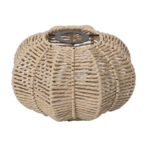 HaCpiu Retro Decor Rattan Lamp Cover 7.5 Khaki Handmade Woven Lampshade Light Shade for Bedroom Hallway Kitchen Tropical & Home Decor