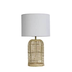 Rattan Lamp Base With Shade