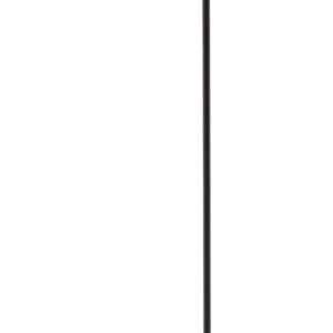 Gulvlampe Kave Home Urania - rustik kolonial jern- og rattanlampe Ø61 x H154 cm