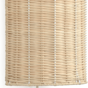 Indendørs væglampe Kave Home Kimjit - rustik natur rattan med justerbar svingarm 25x13x20 cm