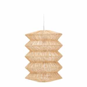 KAVE HOME Dakit loftslampeskærm X - lys natur rattan (40x54)